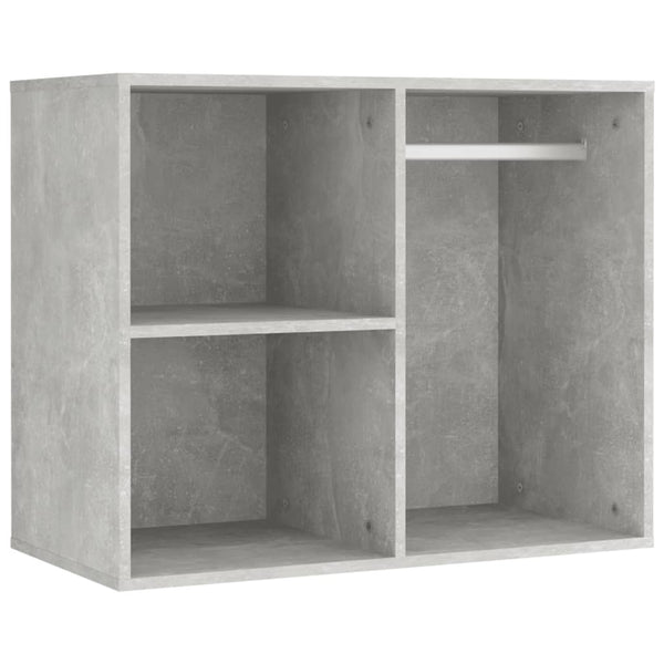 Betongrauer Schminktisch Viorian (mit LED-Beleuchtung, Holz)