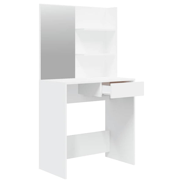 Weißer Schminktisch Thasse 74,5x40x141cm