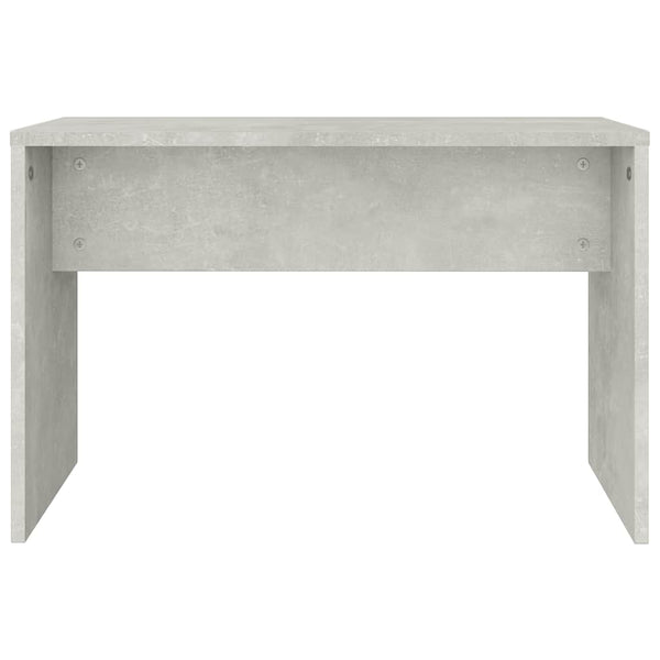 Schminktisch-Set Thasse, betongrau, 74,5x40x141cm