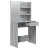 Graues Schminktisch-Set Thasse 74,5x40x141cm