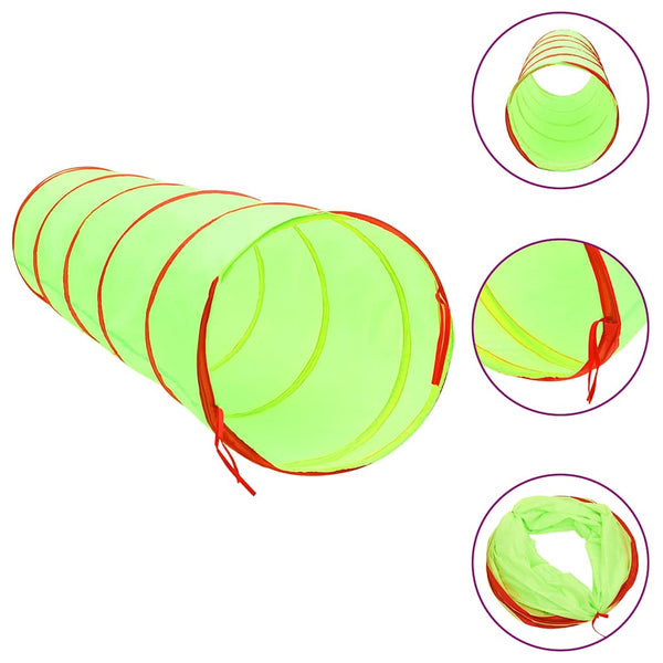 Kinderspieltunnel grün 175 cm Polyester