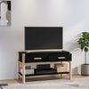 Schwarzer TV-Schrank Nersin 82x38x45cm (Holz)