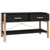 Schwarzer TV-Schrank Nersin 82x38x45cm (Holz)