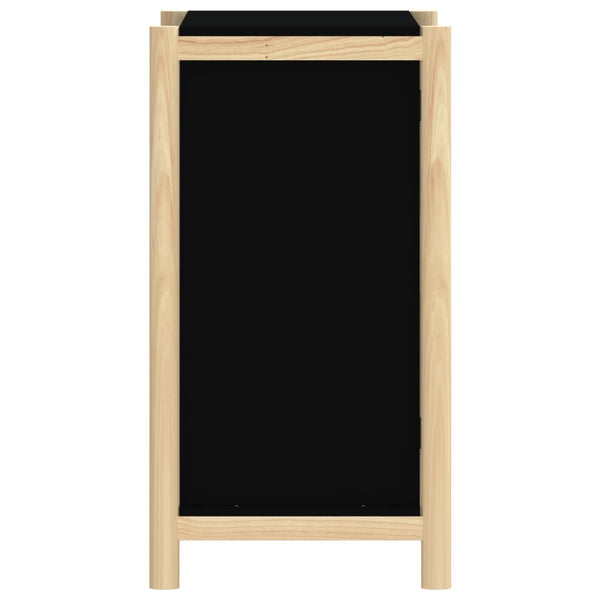 Musta senkki Kakas 62x38x70cm (puinen)