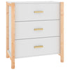 Weißes Sideboard Cazemir 62x38x70cm (Holz)