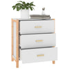 Weißes Sideboard Cazemir 62x38x70cm (Holz)