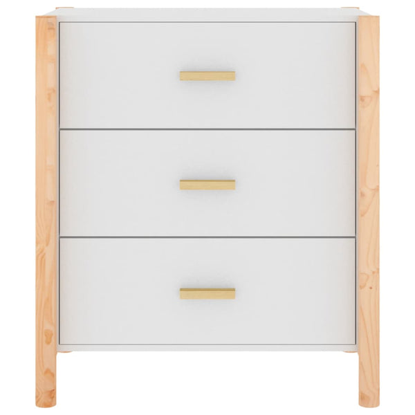 Weißes Sideboard Cazemir 62x38x70cm (Holz)