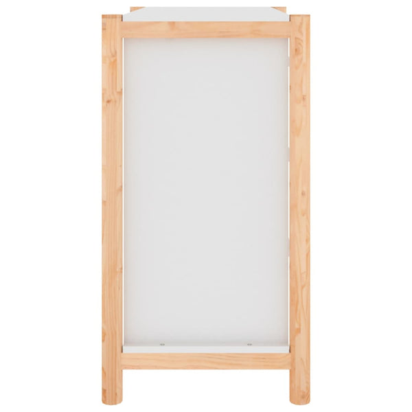 Weißes Sideboard Cazemir 62x38x70cm (Holz)