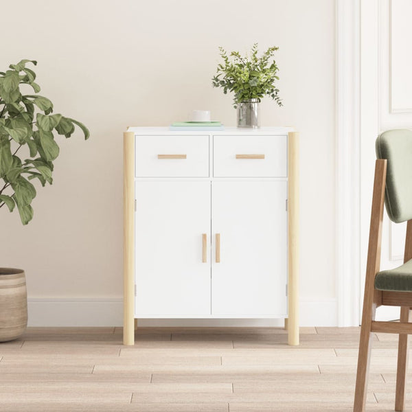 Weißes Sideboard Doruta 62x38x75cm (Holz)