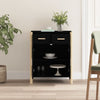 Schwarze Kommode Doruta 62x38x75cm (Holz)