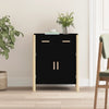 Schwarze Kommode Doruta 62x38x75cm (Holz)