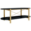 Schwarzer Couchtisch Petra 110x48x40cm (Holz)