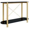Schwarzer Konsolentisch Verdisan 110x38x75cm (Holz)