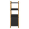 Schwarzer Schrank Marnie 80x40x121cm (Holz)