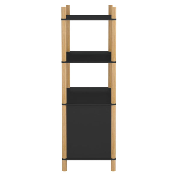Schwarzer Schrank Marnie 80x40x121cm (Holz)