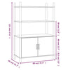 Schwarzer Schrank Marnie 80x40x121cm (Holz)