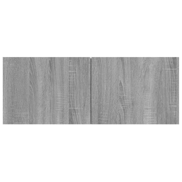 Graue TV-Schränke Epsichi 80x30x30cm (4 Stück Sonoma Holz)