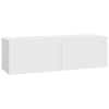 Weiße TV-Wandschränke Epsichi 100x30x30cm (4 Stk.)