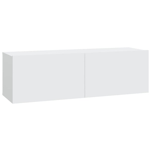 Weiße TV-Wandschränke Epsichi 100x30x30cm (4 Stk.)