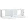 Weiße TV-Wandschränke Epsichi 100x30x30cm (4 Stk.)