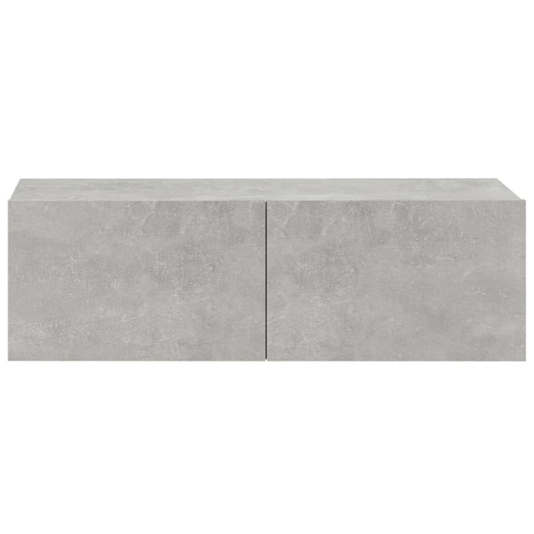 TV-Wandschränke Epsichi 100x30x30cm (4 Stück), betongrau