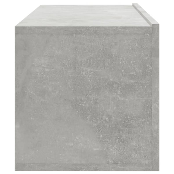 TV-Wandschränke Epsichi 100x30x30cm (4 Stück), betongrau