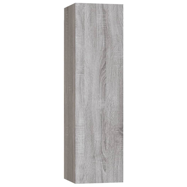 TV-Schrank-Set Dorotha 3-teilig (Sonoma-Holzoptik)