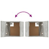 TV-Schrank-Set Casmir in Betongrau (5-teilig, Holz)