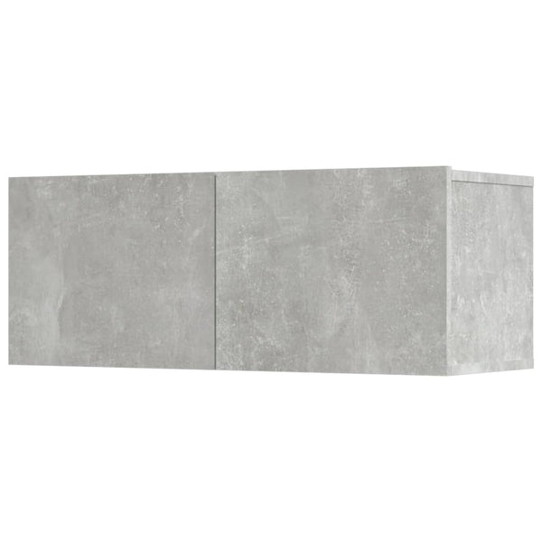 TV-Schrank-Set Casmir in Betongrau (5-teilig, Holz)