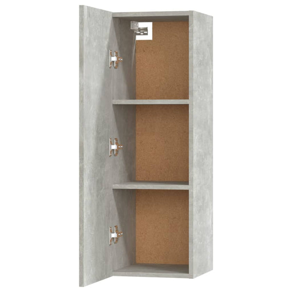 TV-Schrank-Set Casmir in Betongrau (5-teilig, Holz)