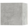 TV-Schrank-Set Casmir in Betongrau (5-teilig, Holz)