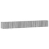 Loretto 3-teiliges TV-Schrank-Set in Grau (Sonoma-Holz)