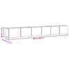 Loretto 3-teiliges TV-Schrank-Set in Grau (Sonoma-Holz)