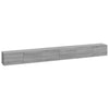 3-teiliges TV-Schrank-Set Loretto, Grau (Sonoma Holzoptik)