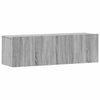 3-teiliges TV-Schrank-Set Loretto, Grau (Sonoma Holzoptik)