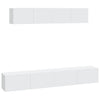 TV-Schrank-Set Areiene, weiß (4-teilig, Holz)