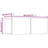 TV-Schrank-Set Bucuroiu 6-teilig (Sonoma-Eiche)