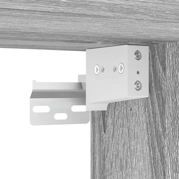Graues TV-Schrank-Set Bindar 4-teilig (Sonoma-Holz)