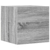 Graues TV-Schrank-Set Bindar 4-teilig (Sonoma-Holz)