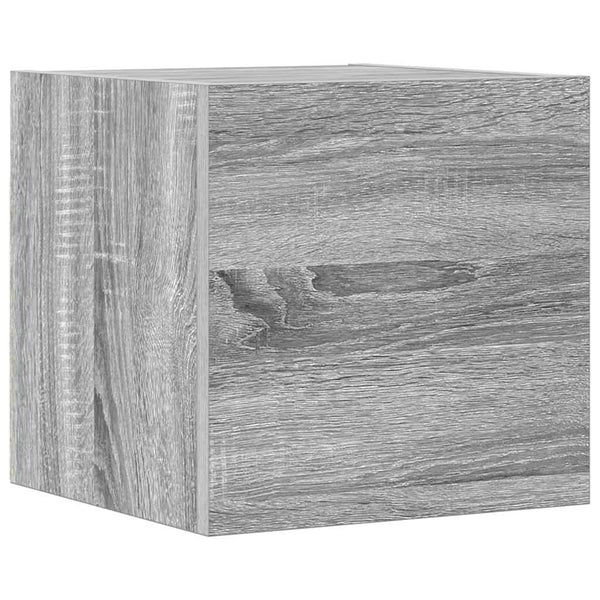 Graues TV-Schrank-Set Bindar 4-teilig (Sonoma-Holz)
