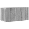 Graues TV-Schrank-Set Bindar 4-teilig (Sonoma-Holz)