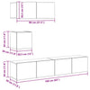 TV-Schrank-Set Bindar (4-teilig, Sonoma Eiche)