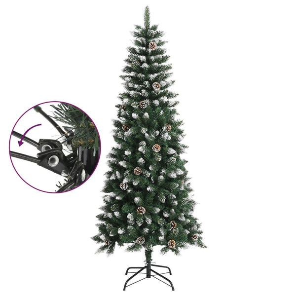Künstlicher Weihnachtsbaum Csorba, grün, mit Ständer, 180 cm (PVC)