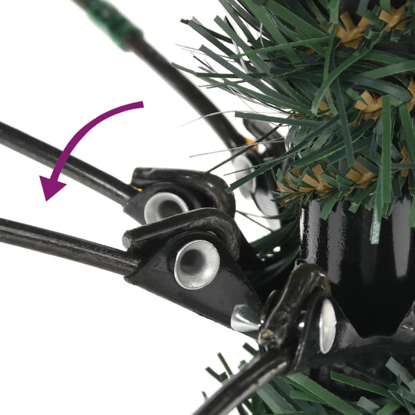 Grüner künstlicher Weihnachtsbaum mit Ständer Csorba 210cm (PVC)