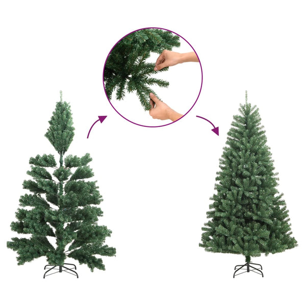 Grüner künstlicher Weihnachtsbaum mit Ständer Csorba 210cm (PVC)