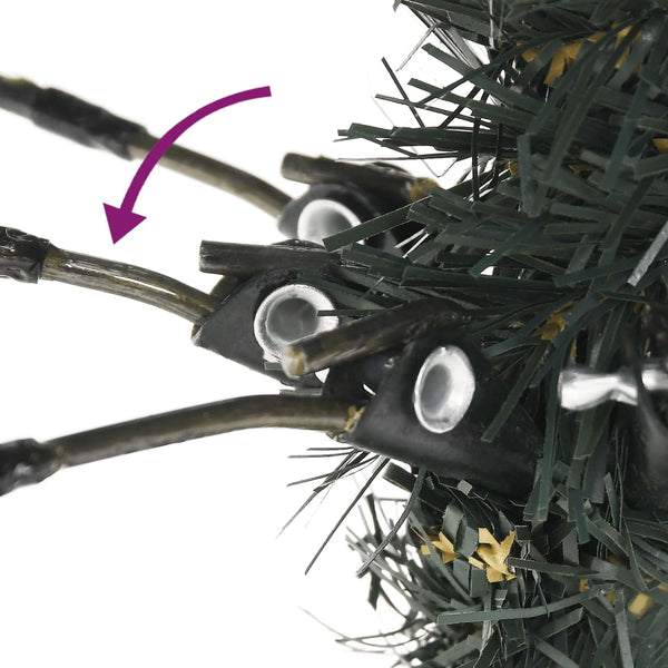 Grüner künstlicher Weihnachtsbaum mit Ständer Chiricu 180cm (PVC)