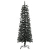 Grüner schmaler künstlicher Weihnachtsbaum mit Ständer Rosaria 120cm (PVC)