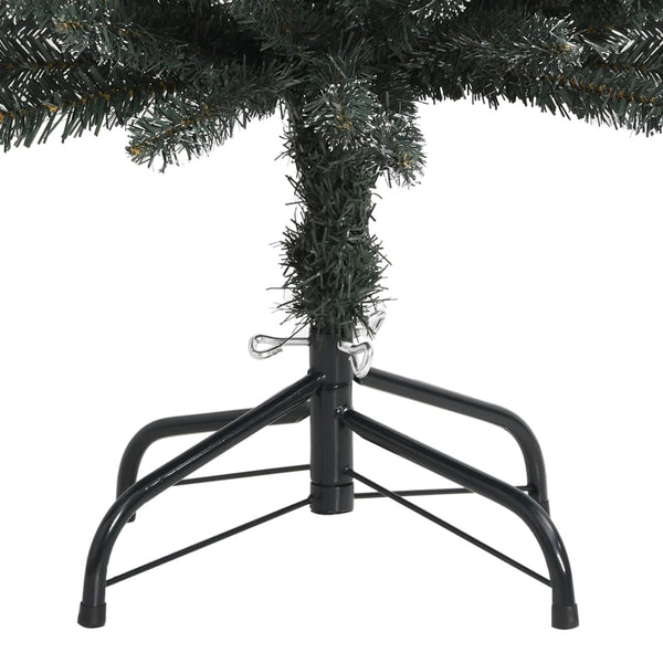 Grüner schmaler künstlicher Weihnachtsbaum mit Ständer Rosaria 120cm (PVC)