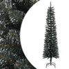 Grüner schmaler künstlicher Weihnachtsbaum mit Ständer Rosaria 180cm (PVC)