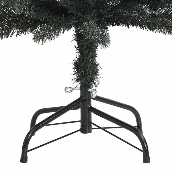 Grüner schmaler künstlicher Weihnachtsbaum mit Ständer Rosaria 180cm (PVC)